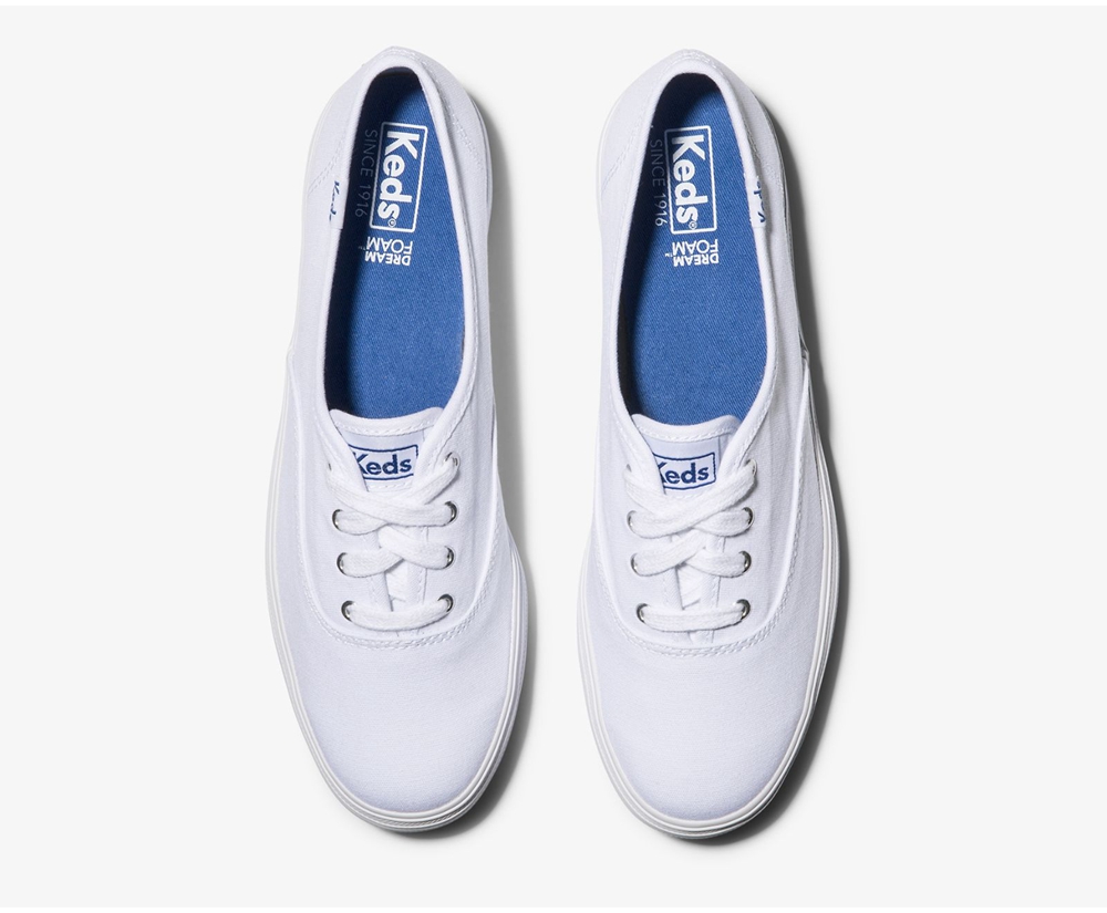 Zapatillas Keds Mujer Blancas - Triple Kick - 240-DKGBVR